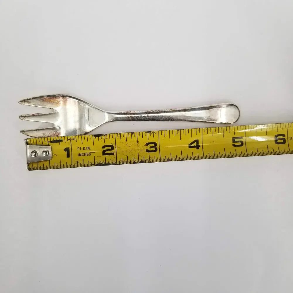 Silver Plated Sheffield England Children's Flatware Fork Small 5